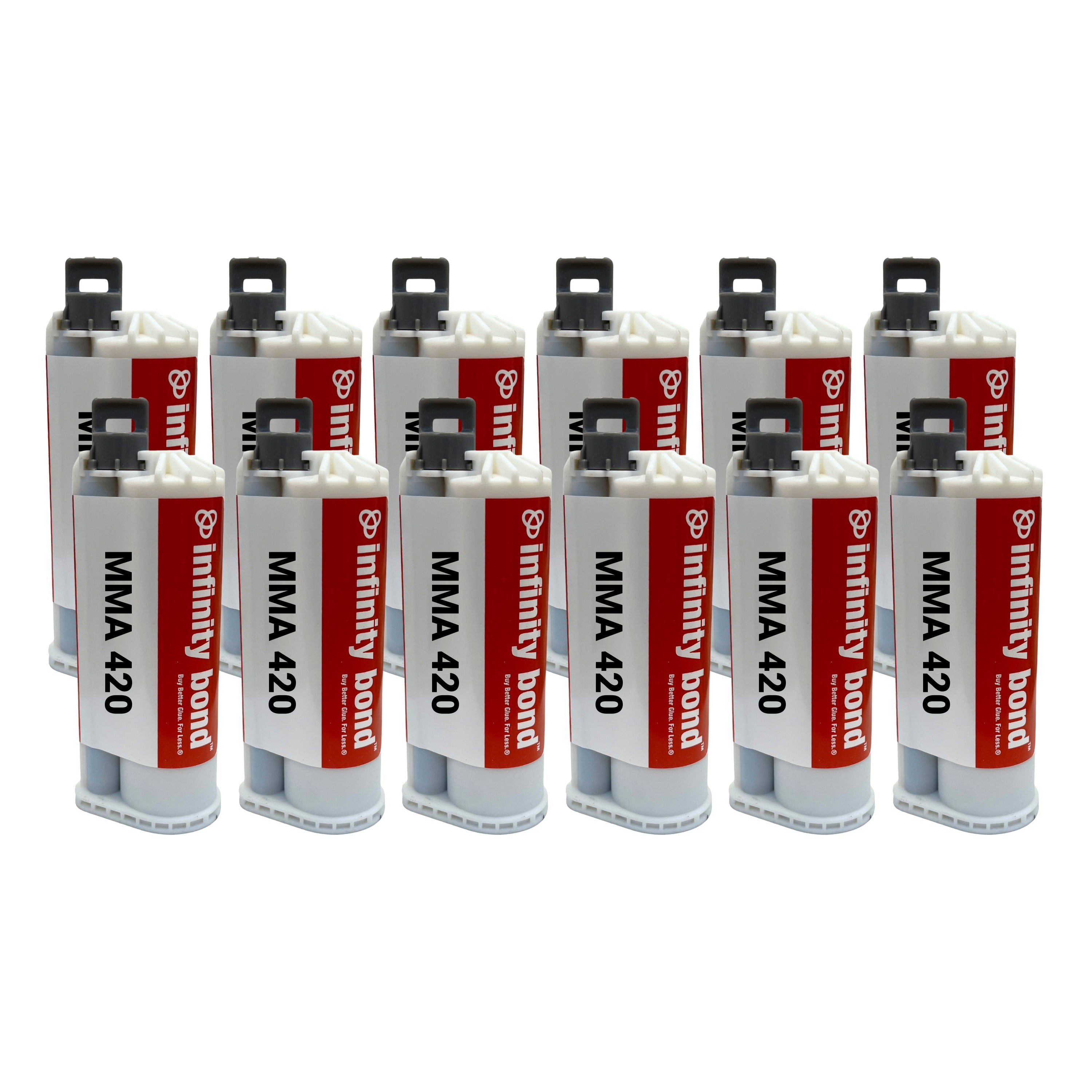 MMA Adhesive for Bonding Difficult Plastics - PP and PE - 50 ml Cartridge / Single Cartridge / No Cartridge Gun