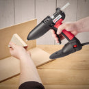 Worker using the Power Adhesives TEC 830 Glue Gun on wood